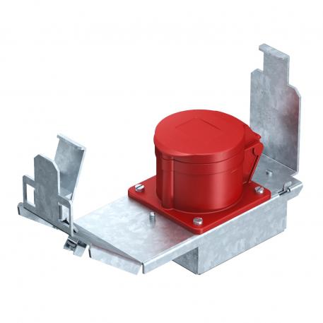 Scatola di montaggio per 1 presa CEE, lunghezza sistema 208 mm, con presa CEE