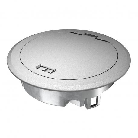Coperchio incernierato con cursore arresto, cromo bagnato | Blocco a scorrimento | IP66 | fino a 3.000 N |  | Zinco pressofuso