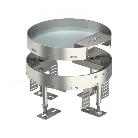 Cassetta livellabile con uscita cavo laterale RKSR, acciaio inox 110 | 155 | 25 |  | R4