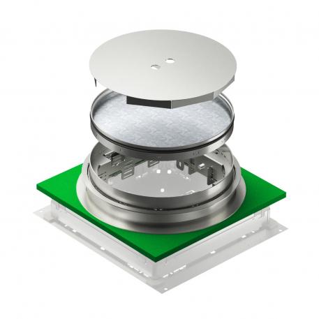 Cassetta livellabile cieca, RKNUZD3, acciaio inox