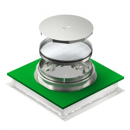 Cassetta livellabile cieca, RKNUZD3, acciaio inox 140 | 25 |  | R9