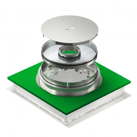 Cassetta livellabile per tubo, RKFNUZD3, acciaio inox 140 | 25 |  | R9